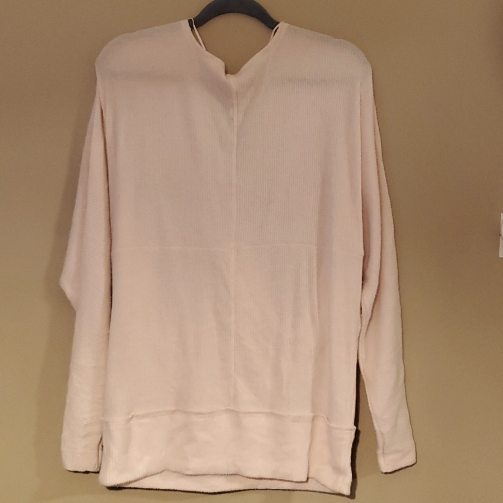 Free People Cozy With You Wrap Sweater in Champagne Toast, Size S NWT'S - Picture 4 of 10